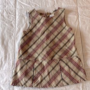 2T plaid dress